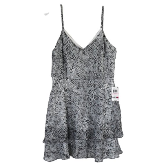 B. Darlin Juniors Python Print Mini Dress - Picture 4 of 8